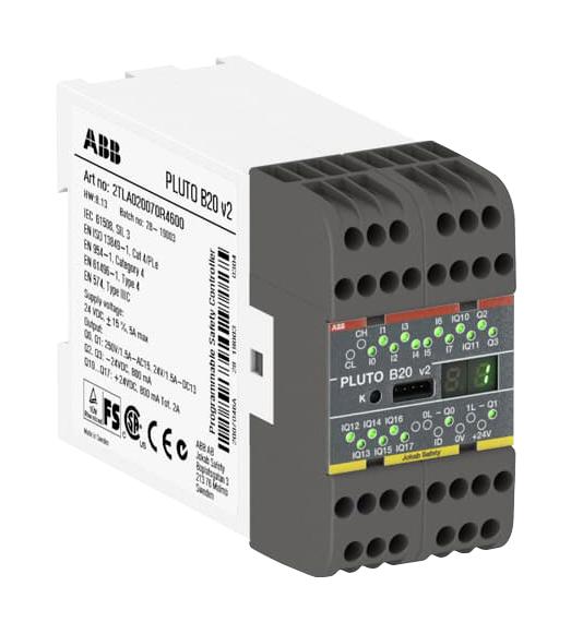 2TLA020070R4600 SAFETY PLC, 20 I/O, 24VDC ABB