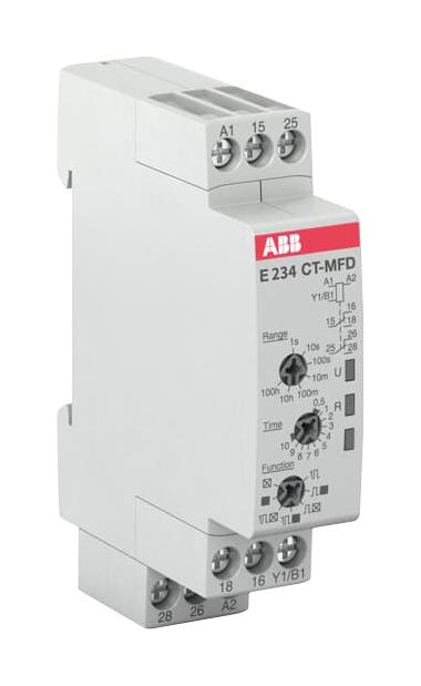 1SVR500020R1100 ANALOGUE TIMER, 0.05S-100H, DPDT ABB