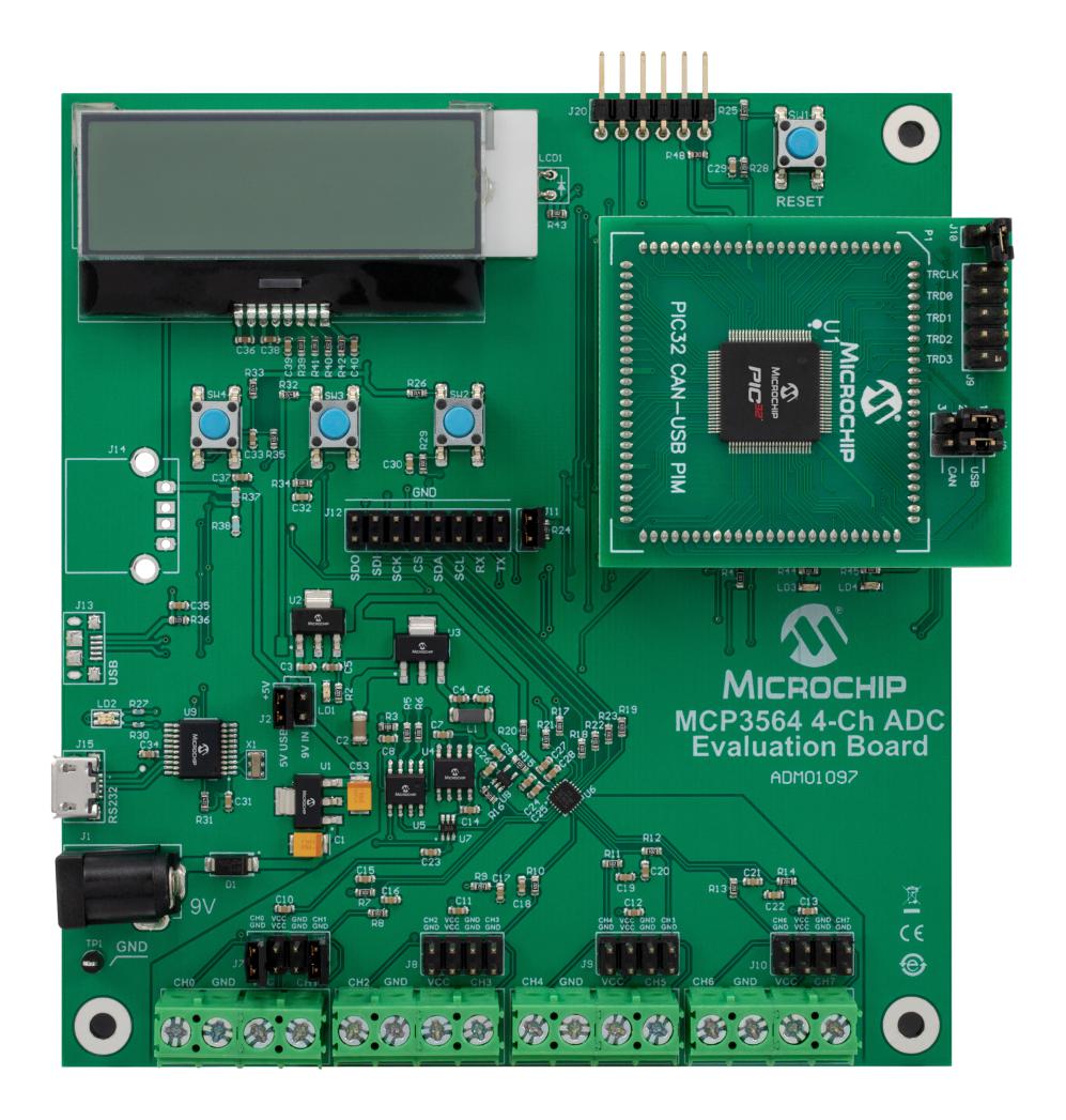 ADM01097 EVALUATION BOARD, DELTA-SIGMA ADC MICROCHIP