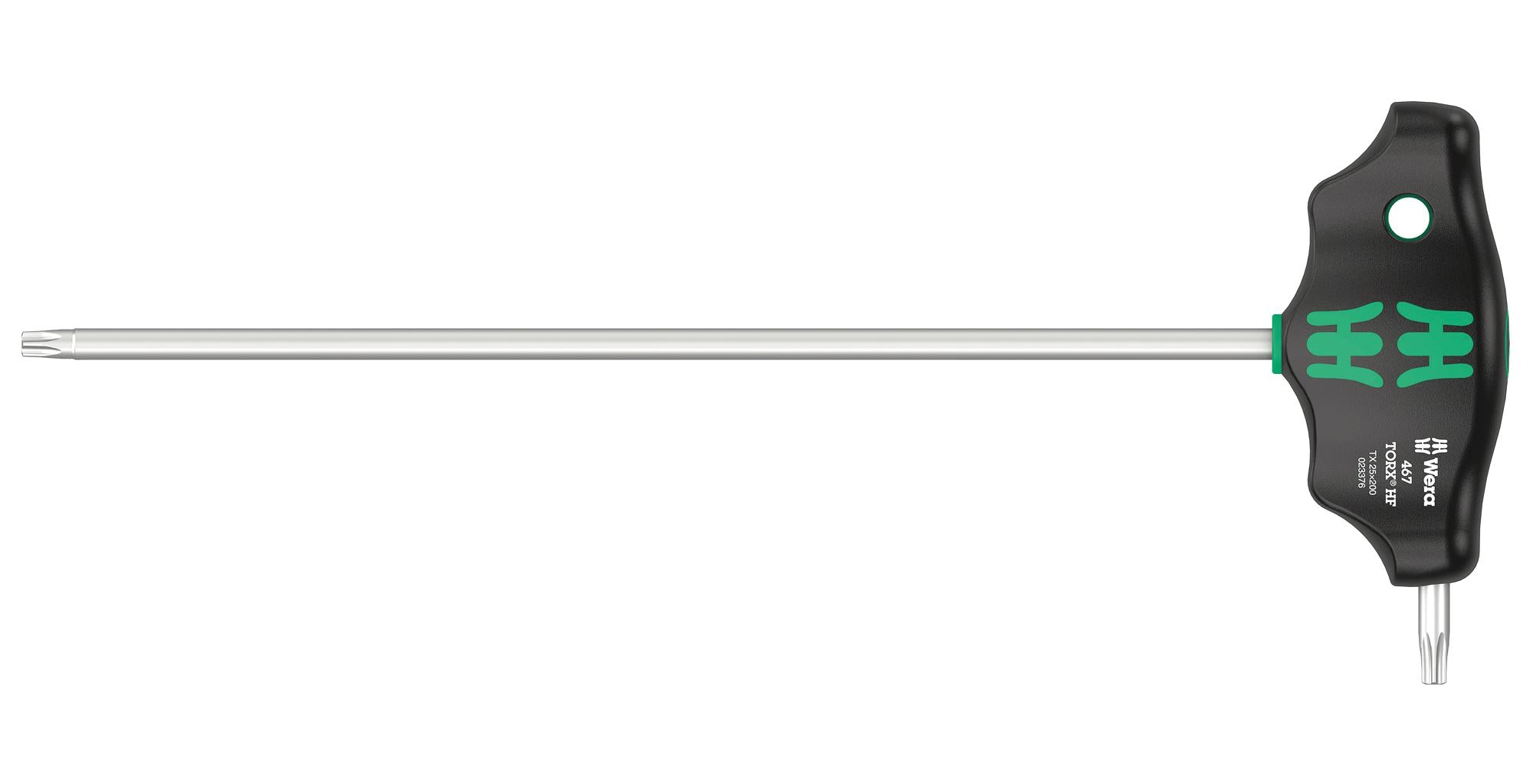 467 TX HF 25 X 200 MM T-HANDLE SCREWDRIVER, TORX, T25, 200MM WERA