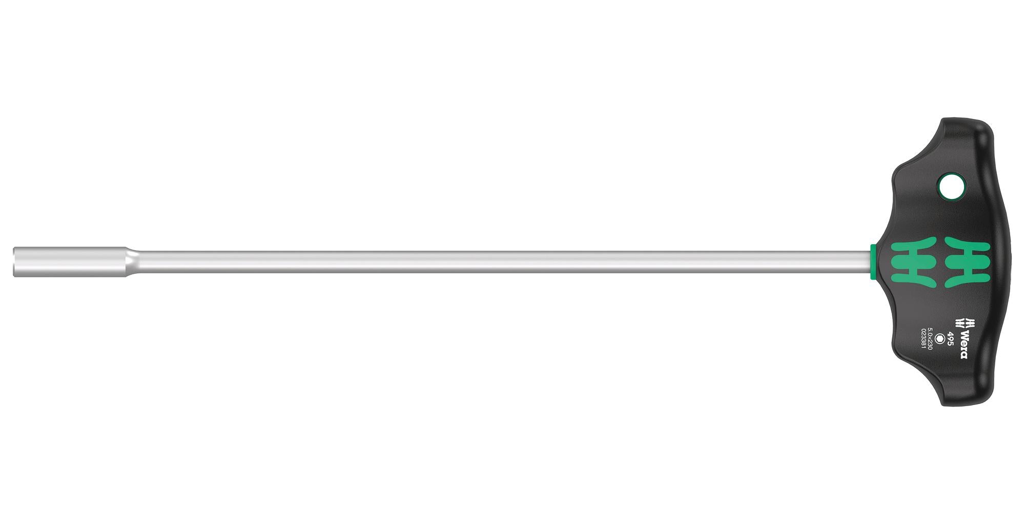 495   5 X 230 MM T-HANDLE SCREW DRIVER, 230MM, 5MM WERA