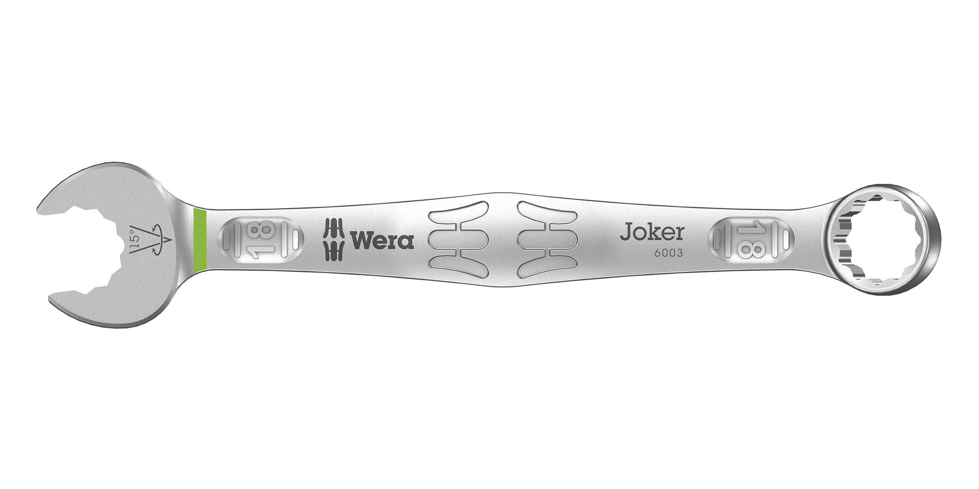 6003 JOKER 18 JOKER RING SPANNER, 18MM, 210MM WERA