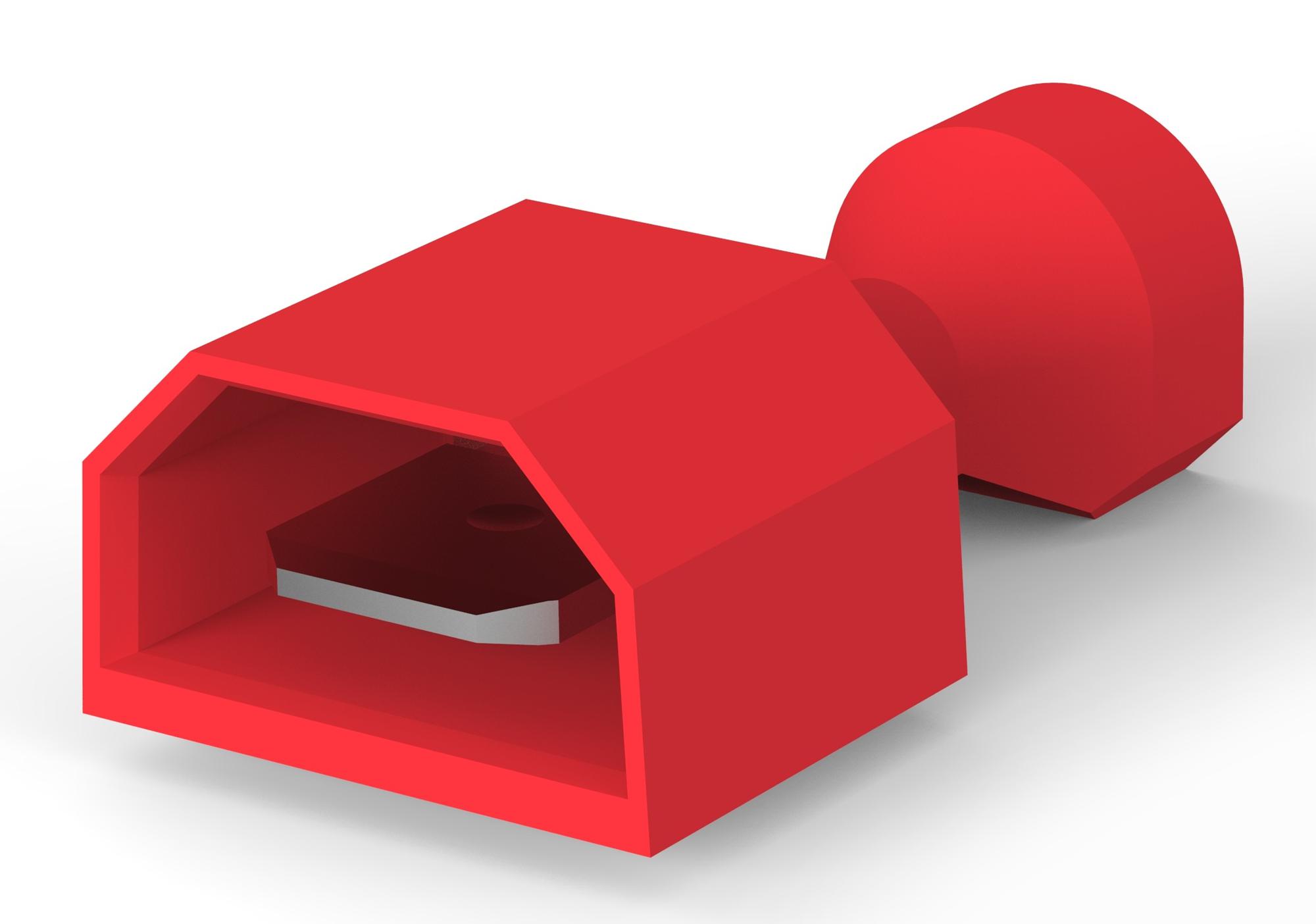 2-521144-2 QUICK DIS TERM, MALE, 6.35 X 0.81MM AMP - TE CONNECTIVITY