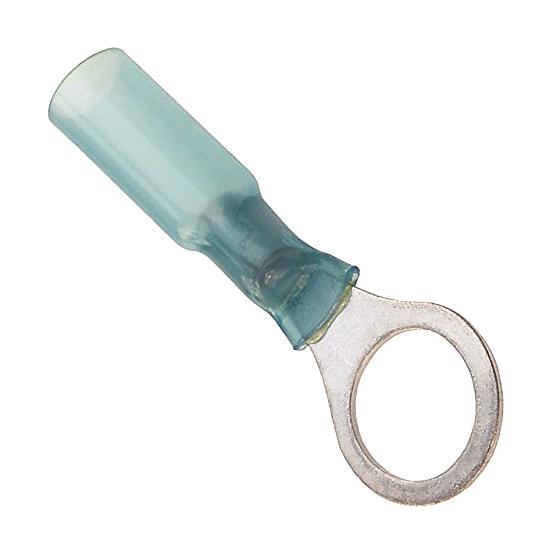 123339-000 RING TERM, M4, #8, BLUE, 2.5MM2, 14AWG RAYCHEM - TE CONNECTIVITY