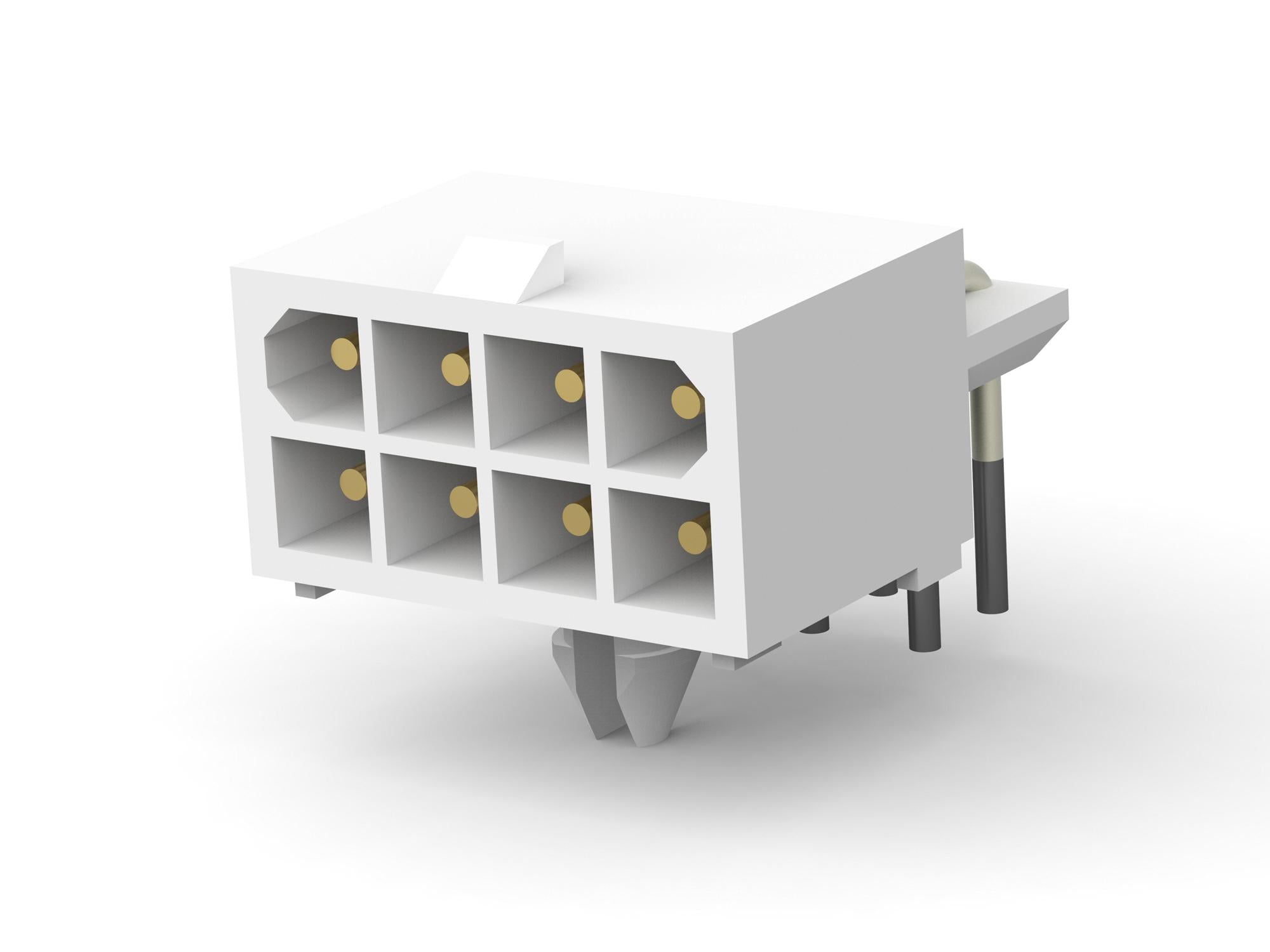 1-770970-1 WTB CONN, R/A HEADER, 8POS, 2ROW, 4.14MM AMP - TE CONNECTIVITY