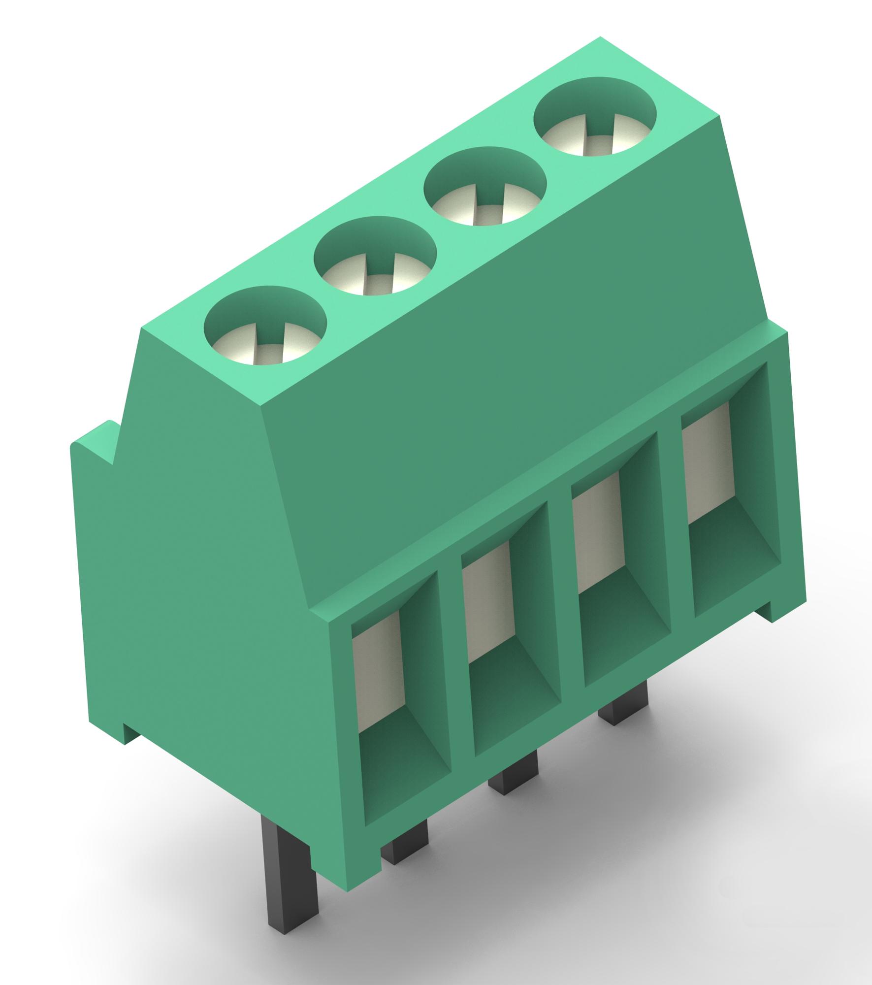 1-282834-0 TERMINAL BLOCK, WIRE-BRD, 10POS, 16AWG BUCHANAN - TE CONNECTIVITY