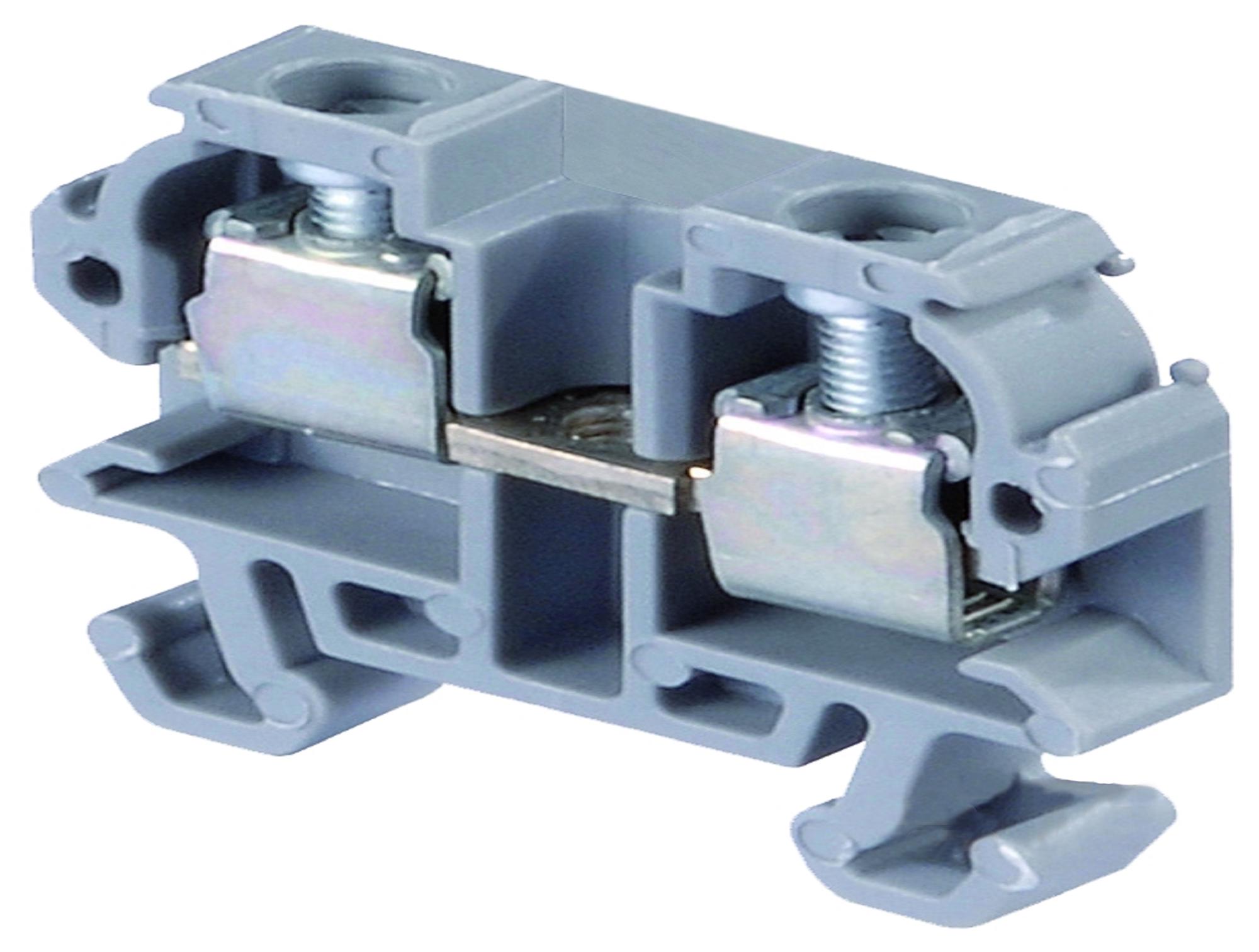 1SNA112086R0200 TERMINAL BLOCK, DIN RAIL, 2POS, 12AWG TE CONNECTIVITY