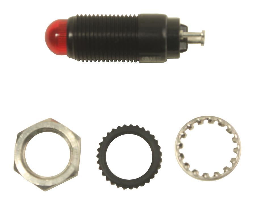 249-7872-3731-504F PANEL INDICATOR, RED, 9.53MM, 28VDC DIALIGHT