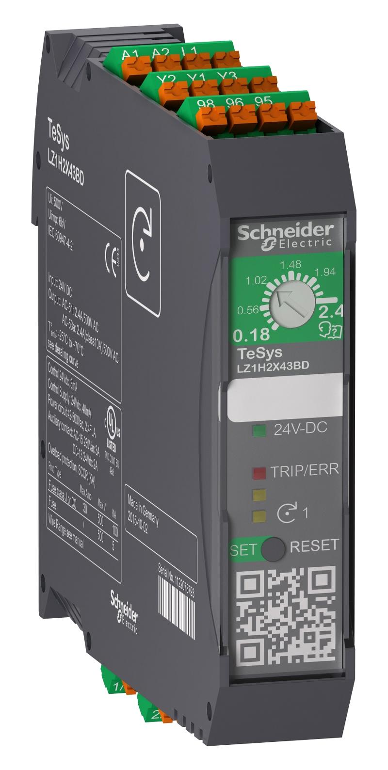 LZ1H6X53FU TESYS H 6.5A 110-230VAC PUSH SCHNEIDER ELECTRIC
