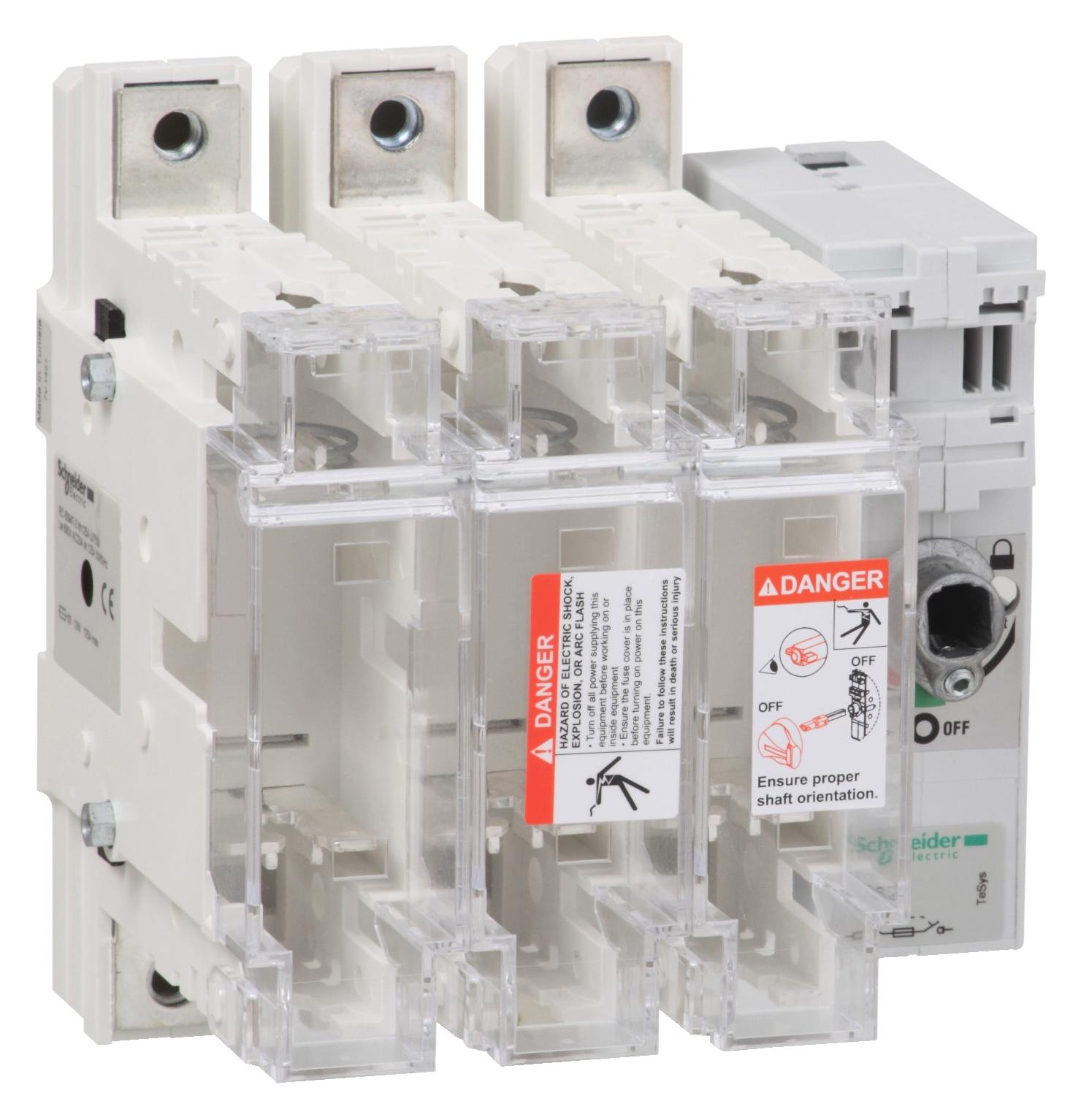 GS2KK3 FUSE DISCONNECT SW. 3X 125A 00 SCHNEIDER ELECTRIC