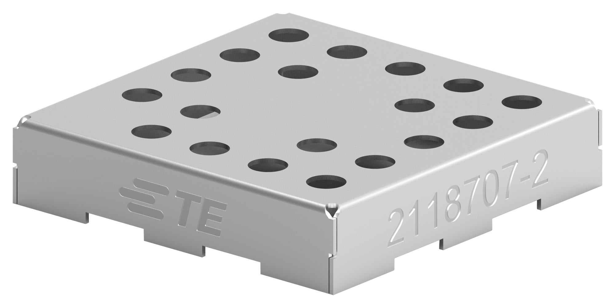 2118707-2 EMI SHIELDING GASKET, 16.5X16.5X3.6 MM TE CONNECTIVITY