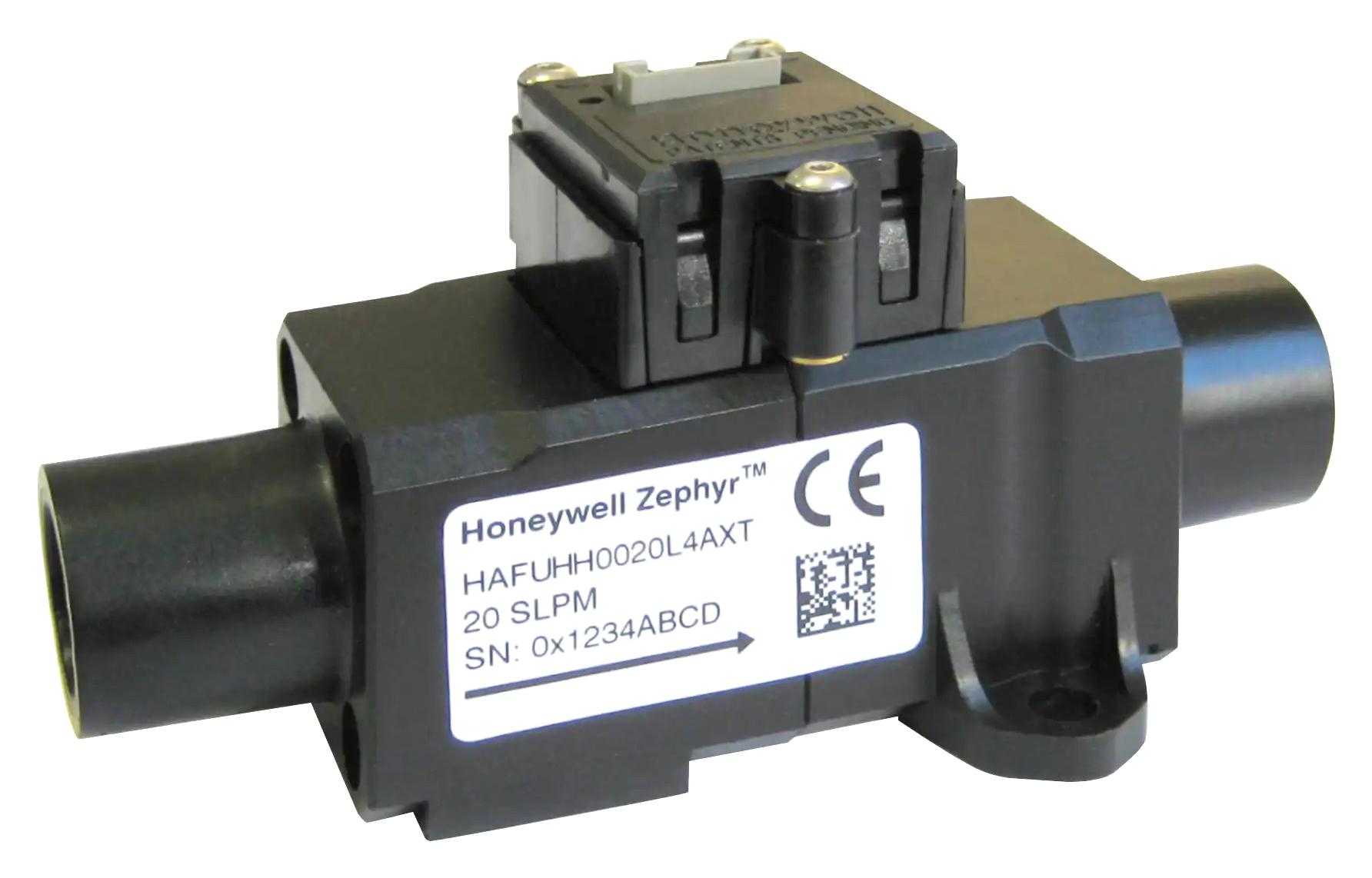 HAFUHH0020L4AXT AIRFLOW SENSOR, 20L/MIN, 60PSI, 10VDC HONEYWELL