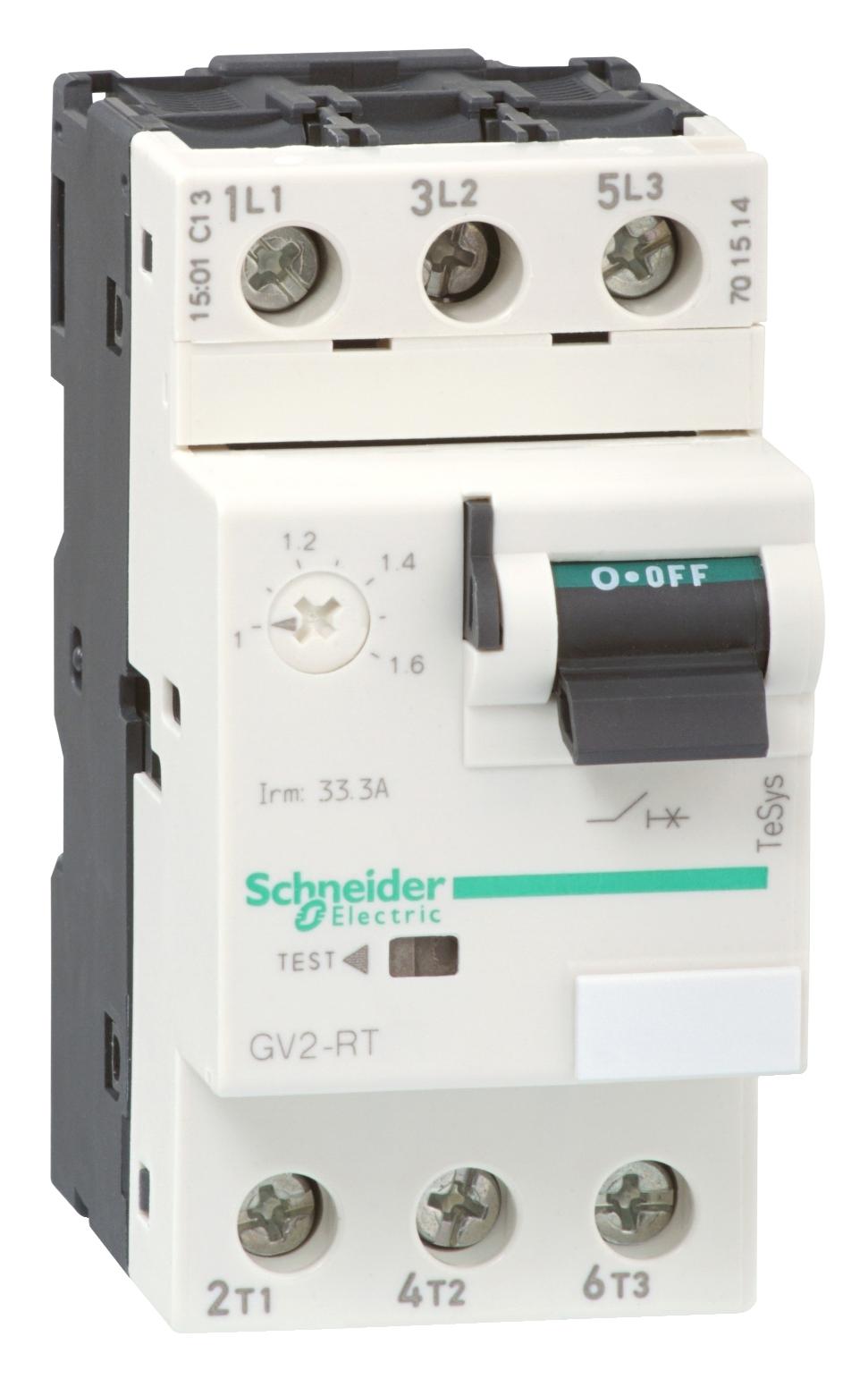 GV2RT08 MOTOR CIRCUIT BREAKER 2.5-4A SCHNEIDER ELECTRIC