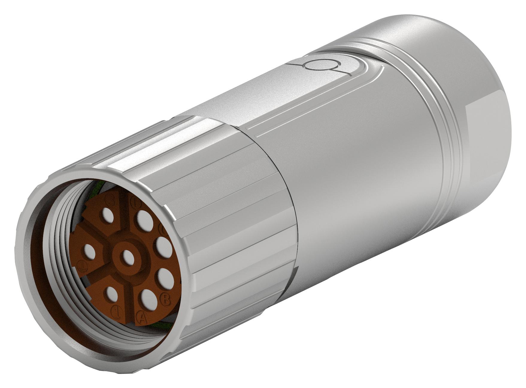 BSTA078NN00420235000 CIRCULAR CONNECTOR, PLUG, 8POS, CABLE INTERCONTEC - TE CONNECTIVITY