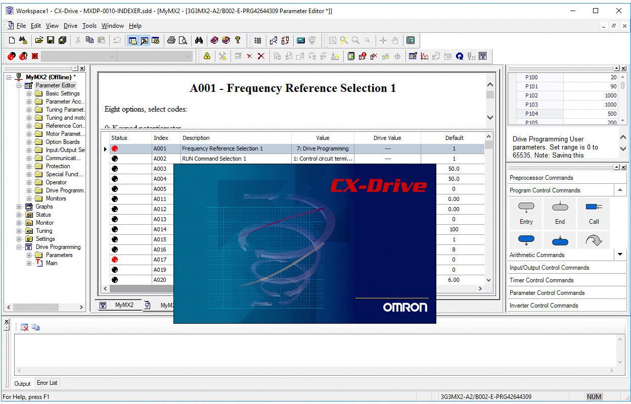 CX-DRIVE 2.9 SOFTWARE & STARTER KITS OMRON