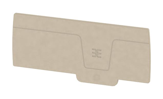 2490530000 END PLATE, 100.23MM, DARK BEIGE WEIDMULLER