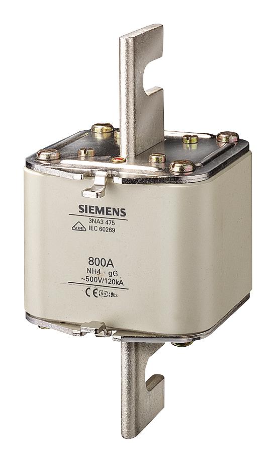 3NA3480 HRC FUSE, 1KA, 500VAC/400VDC, BOLTED TAG SIEMENS