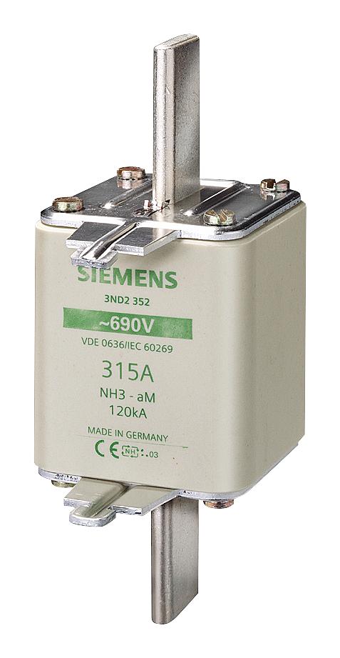 3ND2360 HRC FUSE, 400A, 690VAC, 250VDC, BLADE SIEMENS