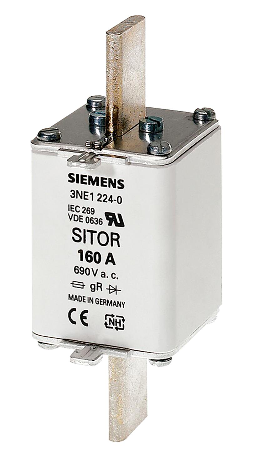 3NE1225-0 HRC FUSE, 200A, 690VAC, 250VDC, BLADE SIEMENS