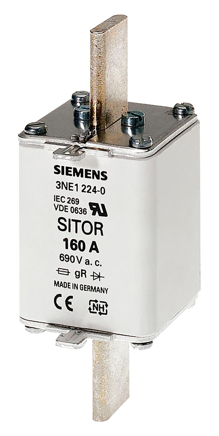 3NE1225-2 HRC FUSE, 200A, 690VAC, 250VDC, BLADE SIEMENS