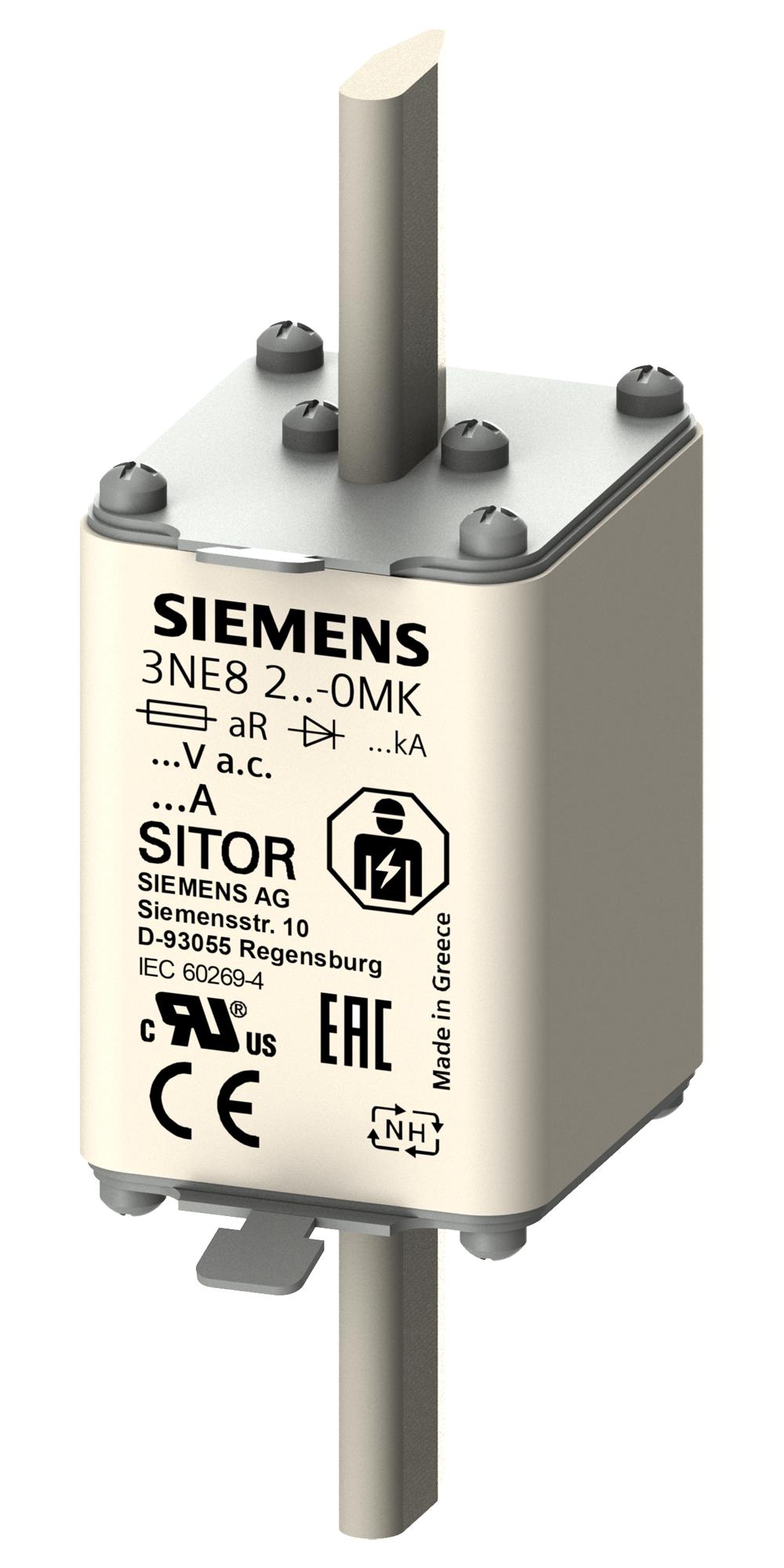 3NE8334-0MK HRC FUSE, 500A, 690VAC, 440VDC, BLADE SIEMENS