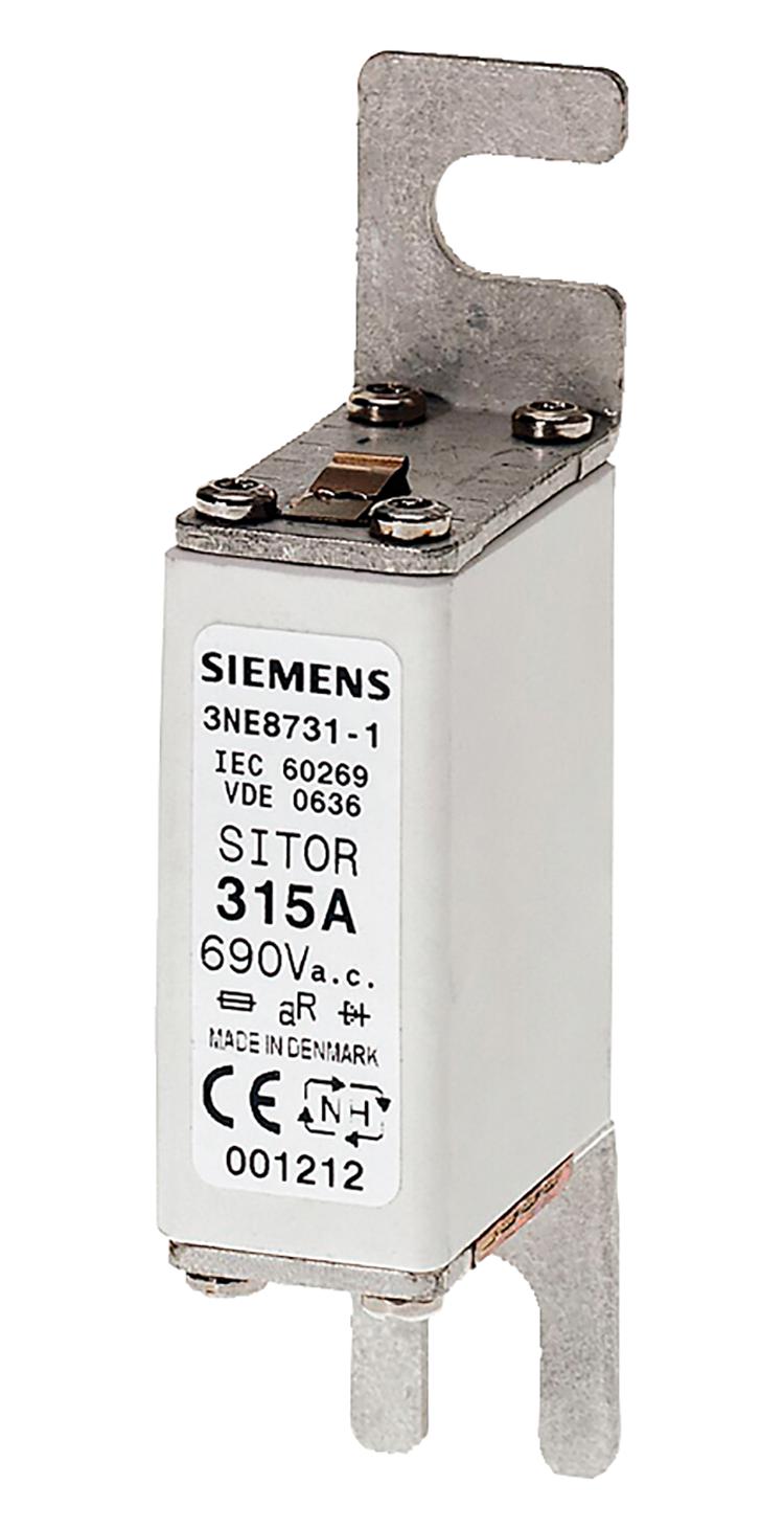 3NE8717-1 HRC FUSE, 50A, 690VAC, 440VDC, BOLTED SIEMENS