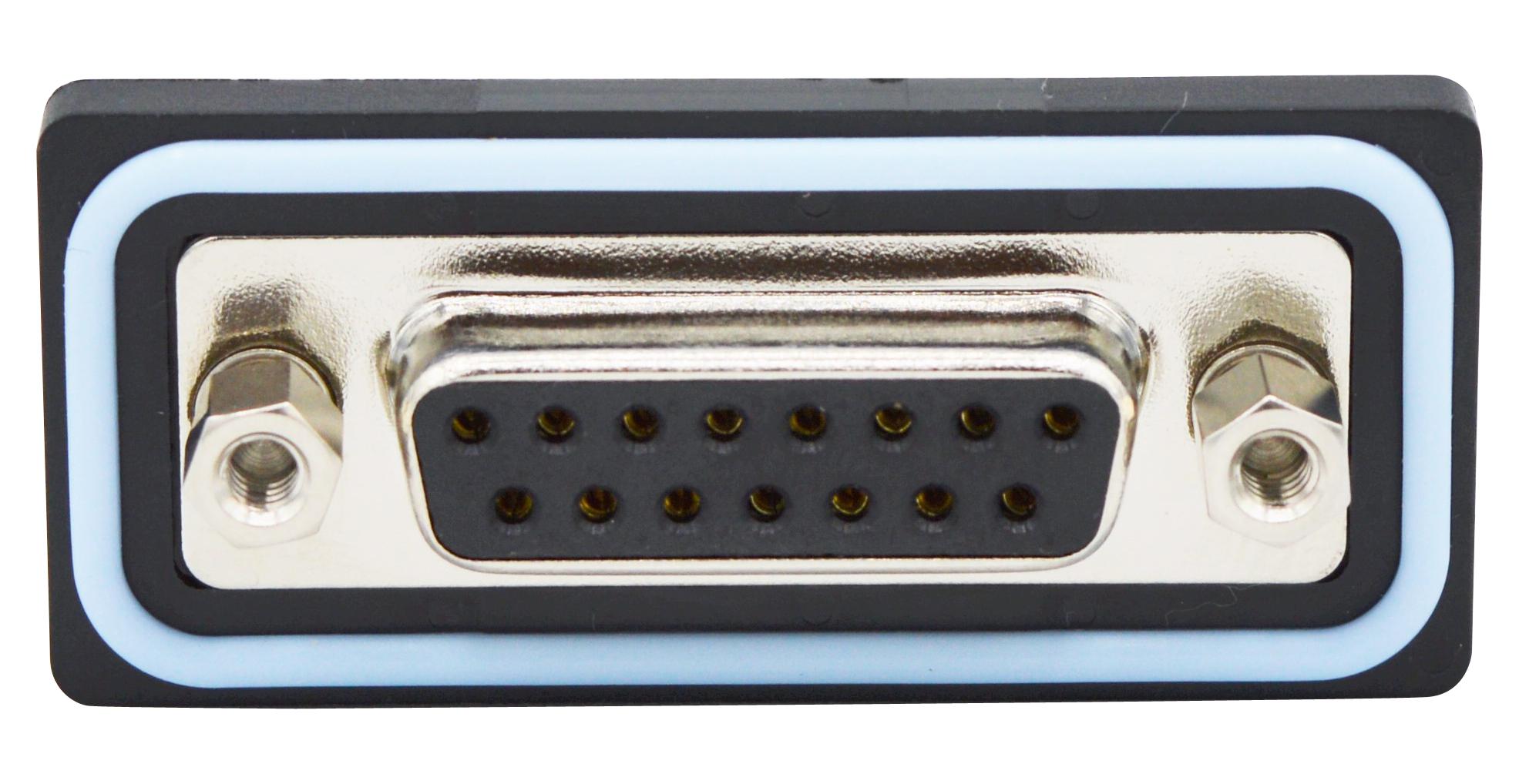 SDF-S15-203L012 D SUB CONN, RCPT, DA, 15POS, SOLDER CUP NORCOMP