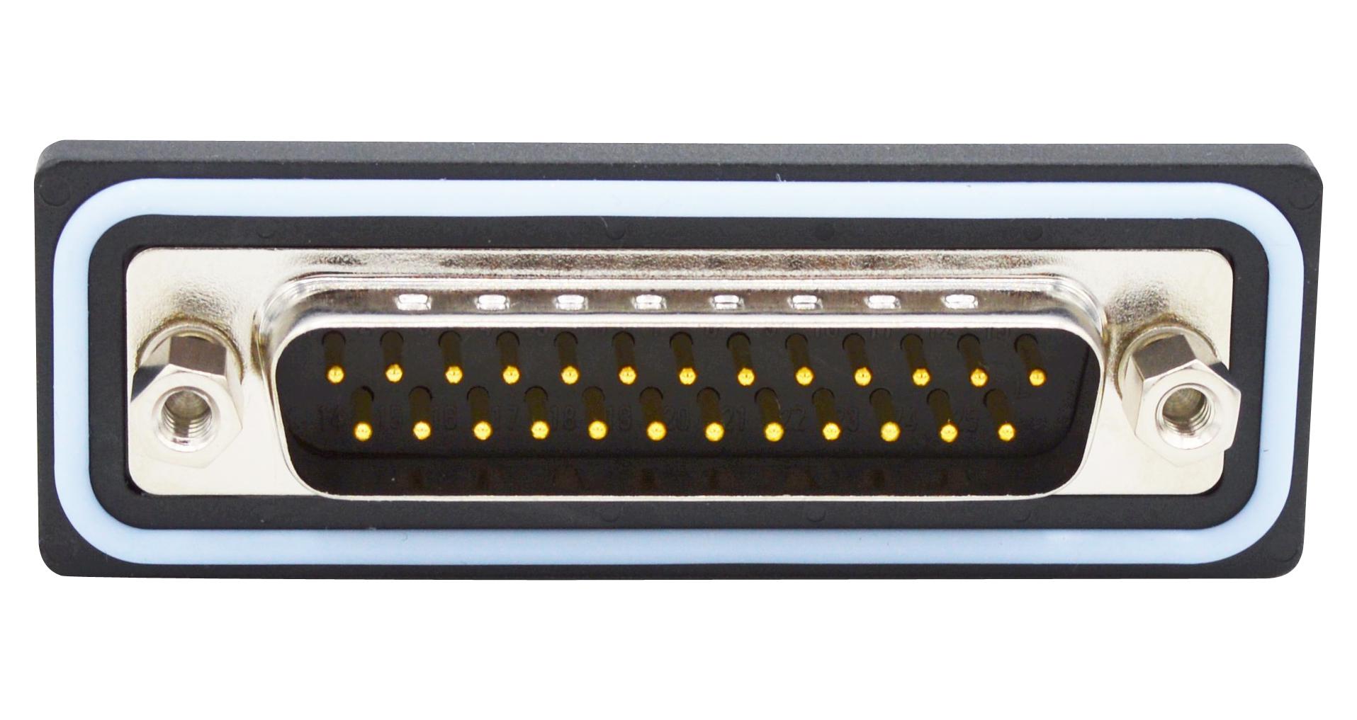 SDF-R25-113L012 D SUB CONN, R/A PLUG, DB, 25POS, SOLDER NORCOMP