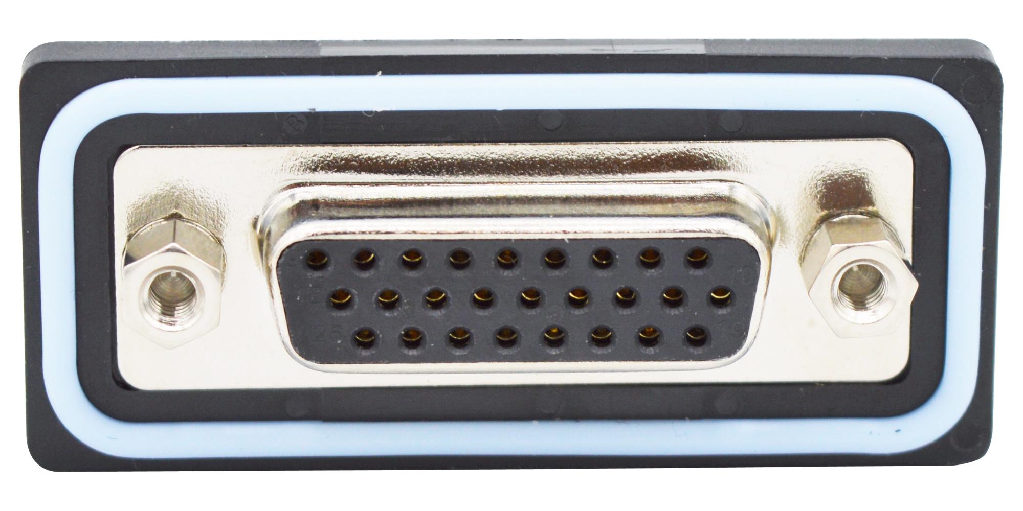 HDF-R26-213L462 HD-D SUB CONN, R/A RCPT, DA, 26POS NORCOMP