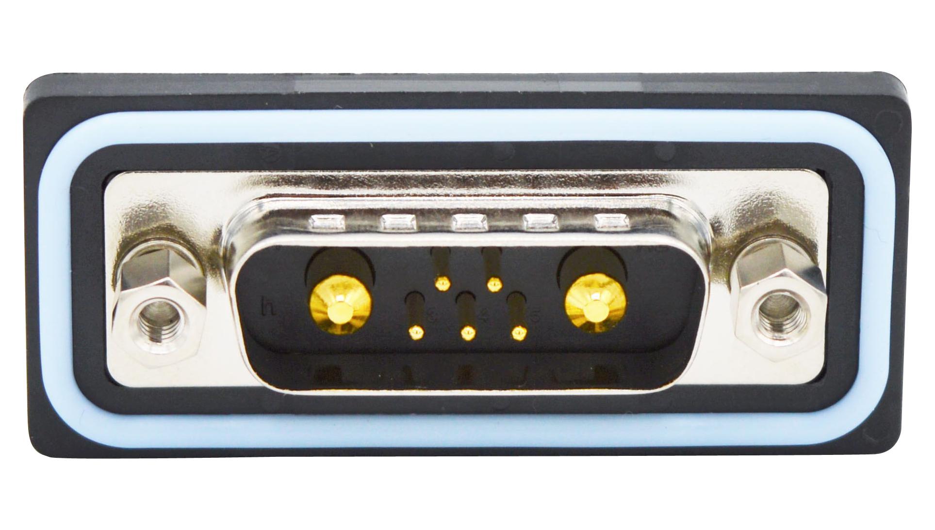 CDFV7W2113L412 COMBO D-SUB CONN, PLUG, DA-7W2, SOLDER NORCOMP