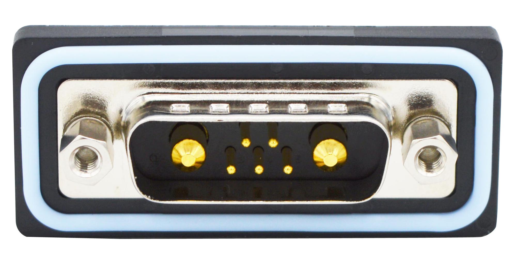 CDFR7W2113L412 COMBO D-SUB CONN, R/A PLUG, DA-7W2 NORCOMP