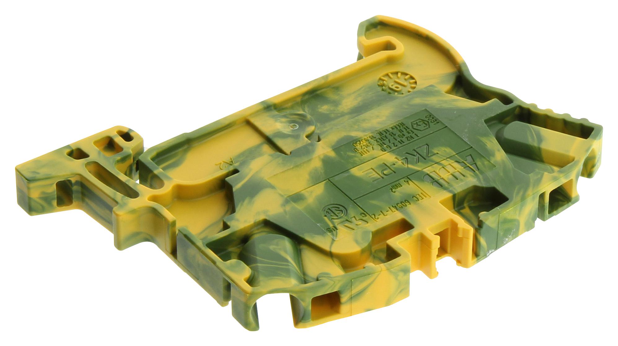 1SNK706150R0000 TERMINAL BLOCK, DINRAIL, 2POS, 10AWG ENTRELEC - TE CONNECTIVITY