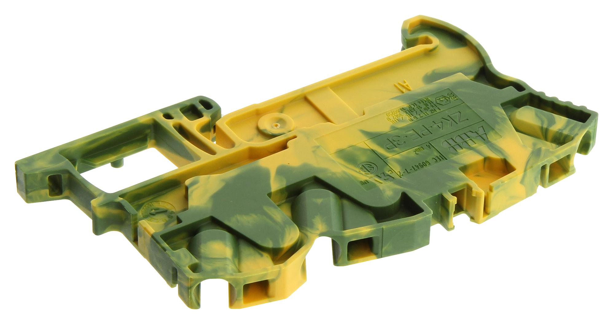 1SNK706151R0000 TERMINAL BLOCK, DINRAIL, 3POS, 10AWG ENTRELEC - TE CONNECTIVITY