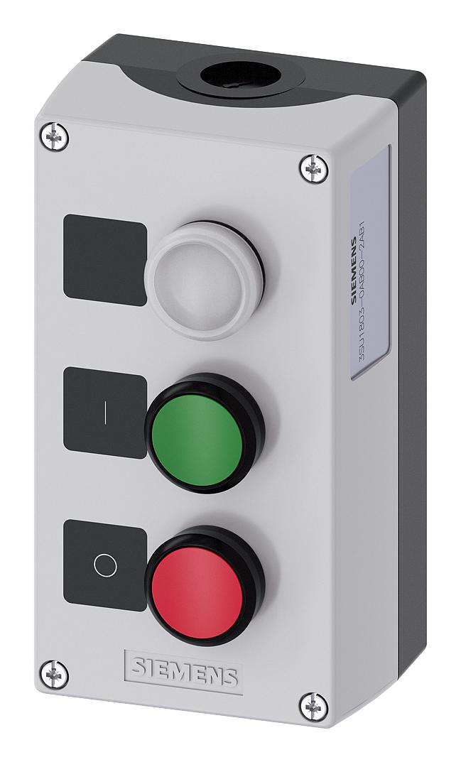 3SU1803-0AB00-2AB1 SW CONTROL STATION, SPST-NO/NC, 2 POS SIEMENS