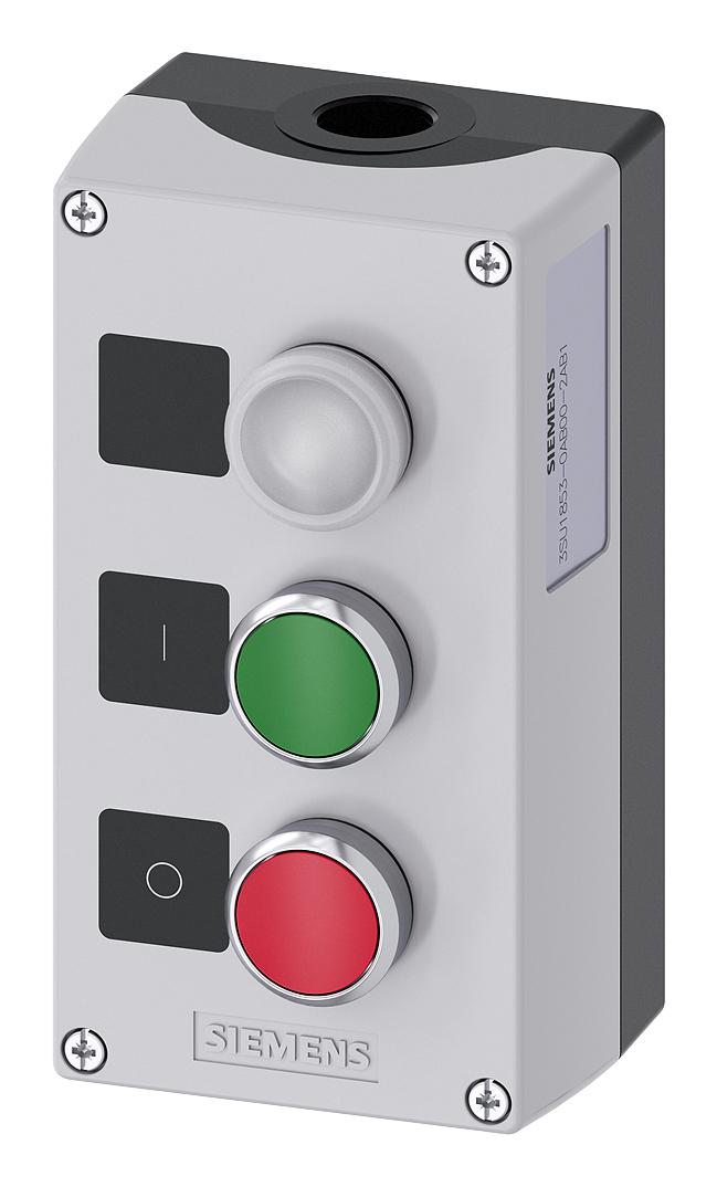 3SU1853-0AB00-2AB1 SW CONTROL STATION, SPST-NO/NC, 2 POS SIEMENS