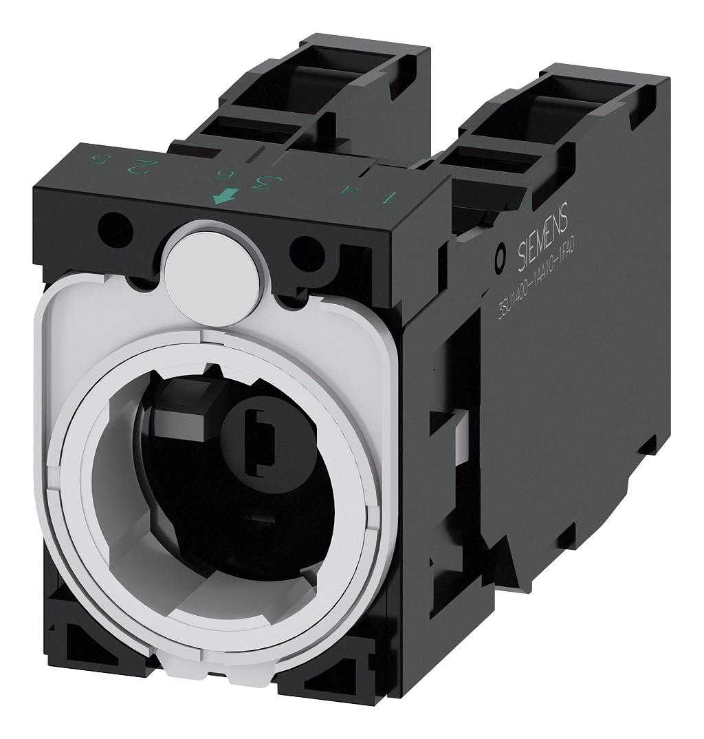 3SU1501-1AG20-1LA0 HOLDER, 3-WAY, PB SWITCH/INDICATOR LIGHT SIEMENS