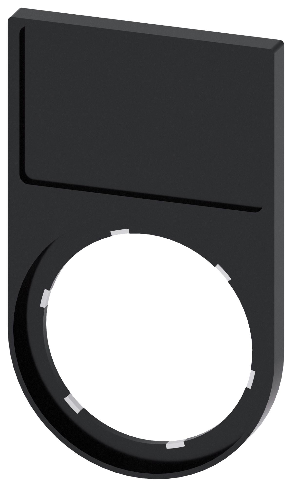 3SU1900-0AH10-0AA0 LABEL HOLDER, PB SW/INDICATOR LIGHT, BLK SIEMENS