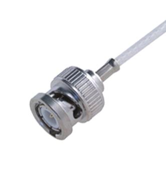 11_BNC-50-2-16/133_NE RF COAX CONN, BNC PLUG, 50 OHM, CABLE HUBER+SUHNER