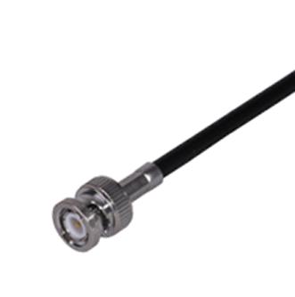 11_BNC-50-3-88/133_NE RF COAX CONN, BNC PLUG, 50 OHM, CABLE HUBER+SUHNER