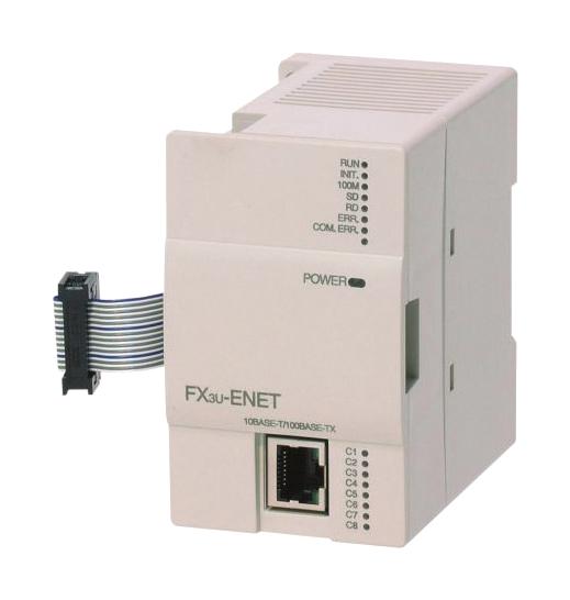FX3U-ENET-P502 ETHERNET COMM MODULE, 10/100MBIT MITSUBISHI