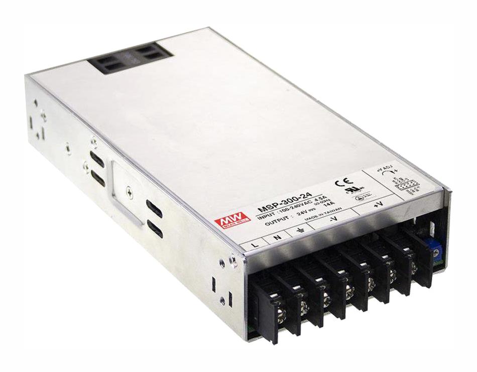 MSP-300-15 POWER SUPPLY, AC-DC, 15V, 22A MEAN WELL