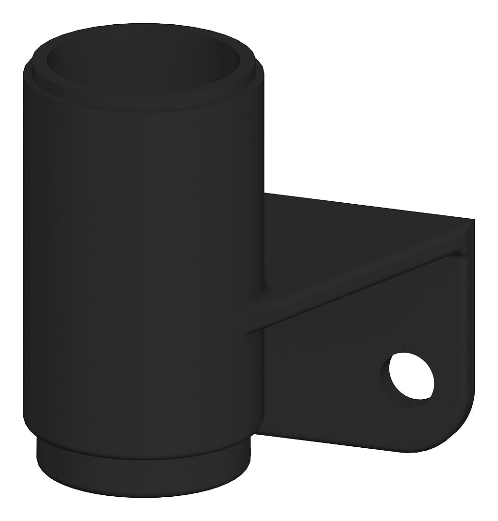 8WD4208-0CD BRACKET, SIGNALING COLUMN, PA, BLACK SIEMENS