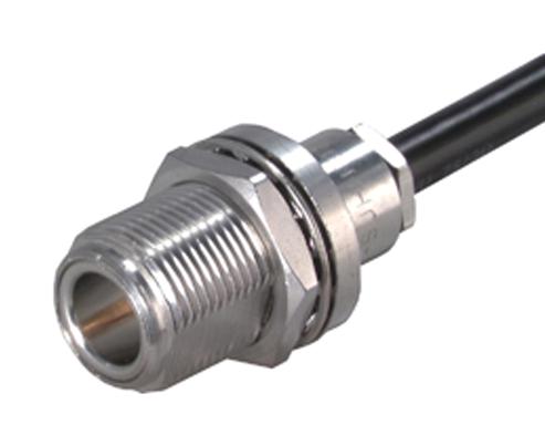 24_N-75-4-2/133_NE RF COAX CONN, N JACK, 75 OHM, CABLE HUBER+SUHNER