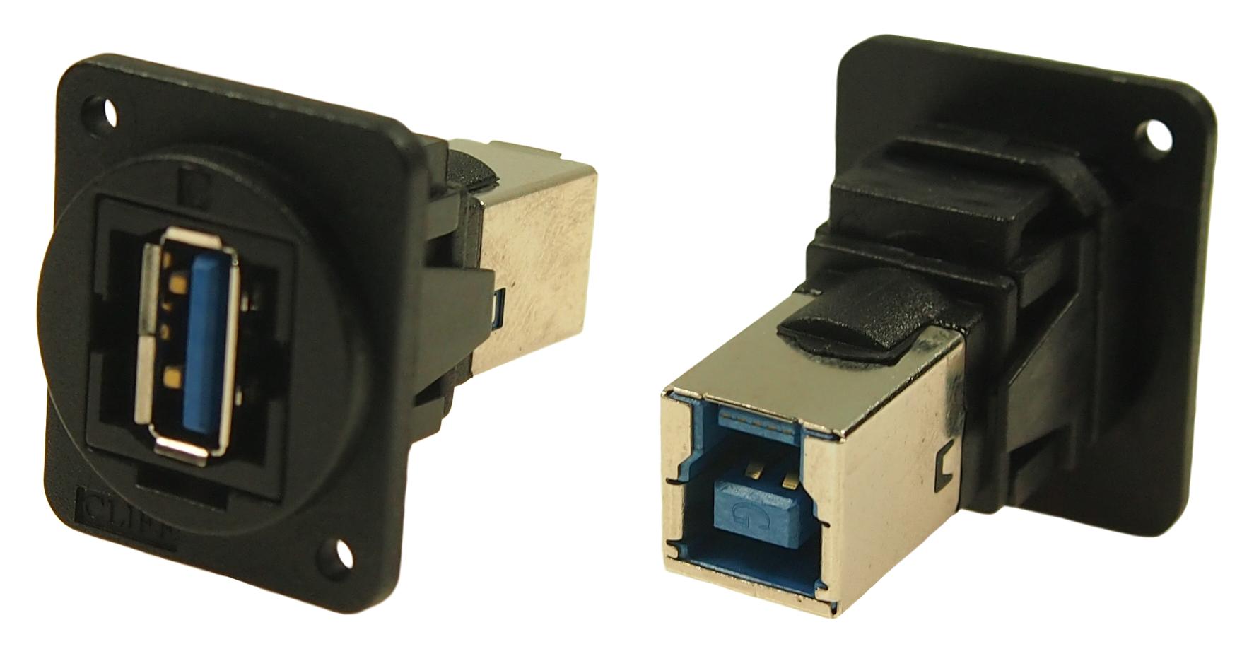 CP30210NX USB ADAPTER, 3.0 TYPE A RCPT-B RCPT CLIFF ELECTRONIC COMPONENTS