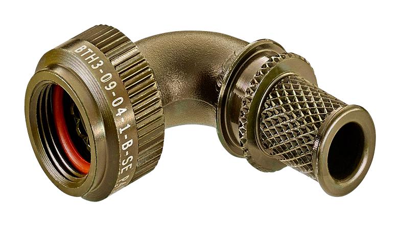 BTH3-09-04-1-B-SE BACKSHELL, SIZE 9, 90DEG, ALUM ALLOY TE CONNECTIVITY