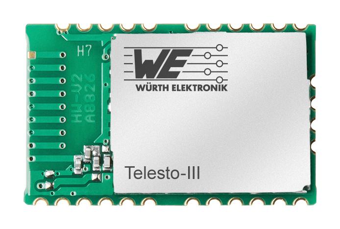 2609011191000 RADIO MODULE, 400KBPS, 927.5MHZ, -99DBM WURTH ELEKTRONIK