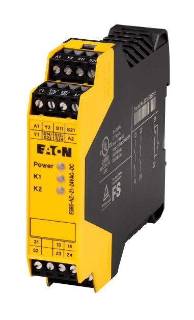 ESR5-NZ-21-24VAC-DC RELAY, SAFETY, DPST-NO, 230VAC, 4A EATON MOELLER
