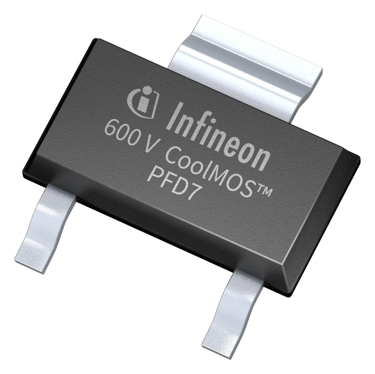 IPN60R600PFD7SATMA1 MOSFET, N-CH, 600V, 6A, SOT-223 INFINEON