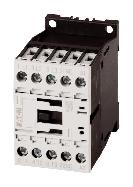 DILM7-01(24VDC) CONTACTOR, 3-POLE+1N/C, 3KW EATON MOELLER