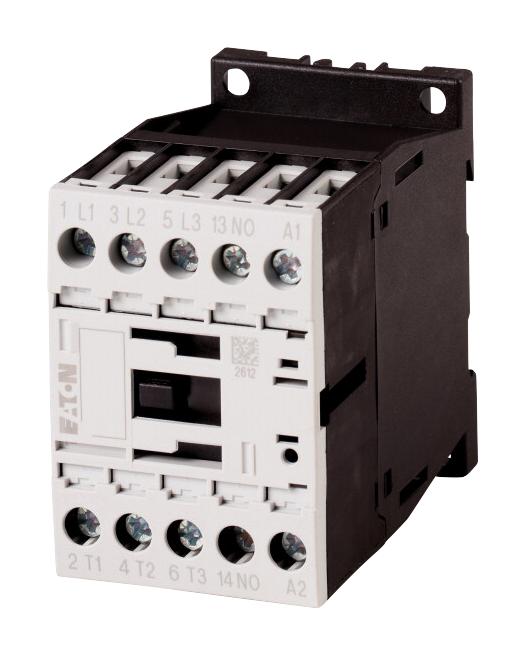 DILM7-10(400V50HZ,440V60HZ) CONTACTOR, 3-POLE+1N/O, 3KW EATON MOELLER